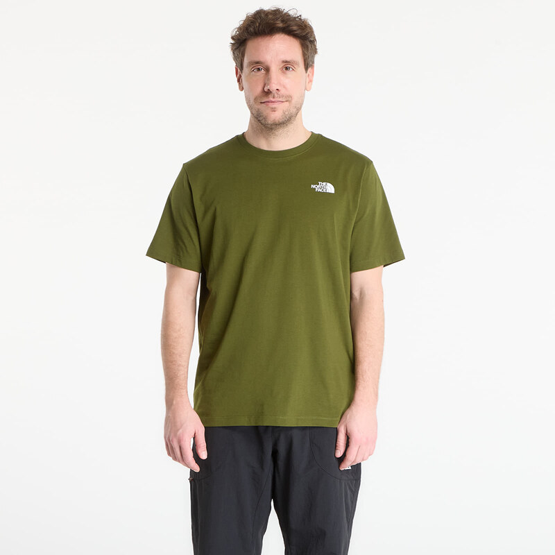 Tričko The North Face Box Nse Regular Short Sleeve Tee Woodland