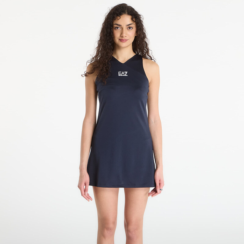 Šaty EA7 Emporio Armani Dress Navy Blue XS