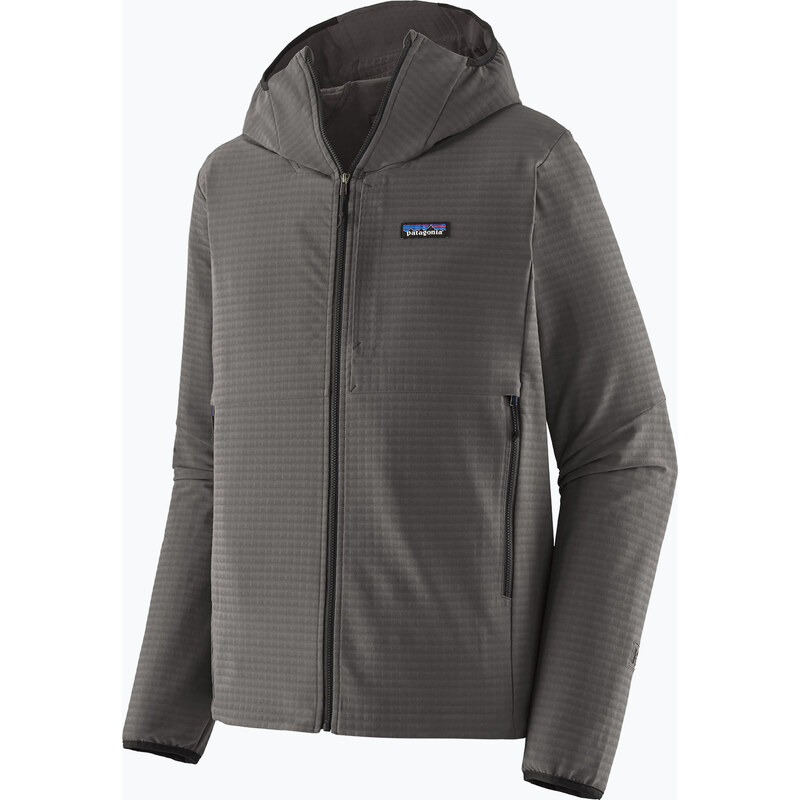 Pánská softshellová bunda Patagonia R1 TechFace Hoody forge grey