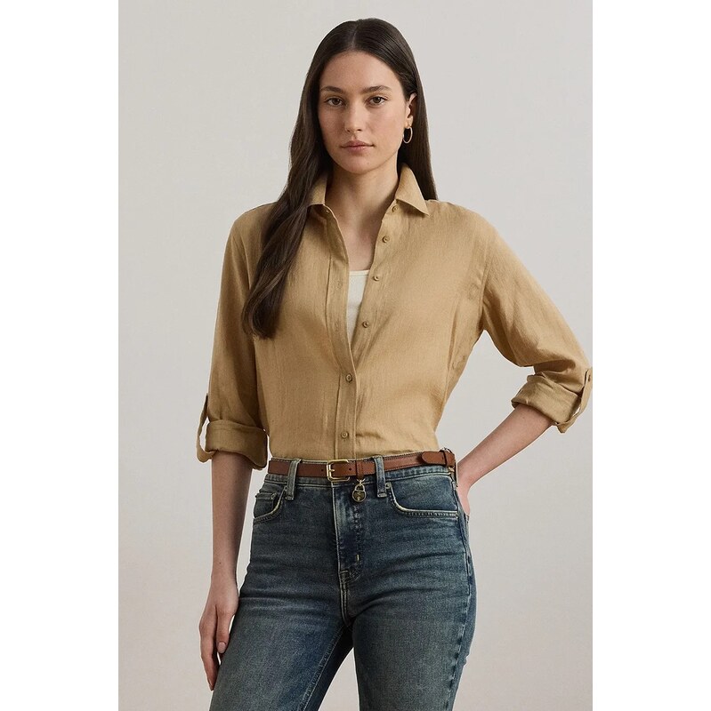 Lauren Ralph Lauren košile dámská lněná