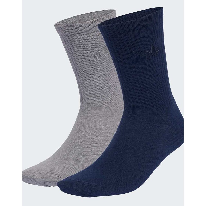 adidas Originals Everyday icons crew socks 2 pairs in night