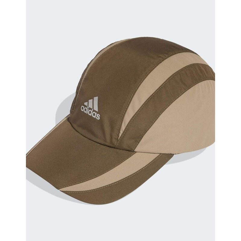 adidas Originals Teamgeist cap in blanch brown / blanch cargo