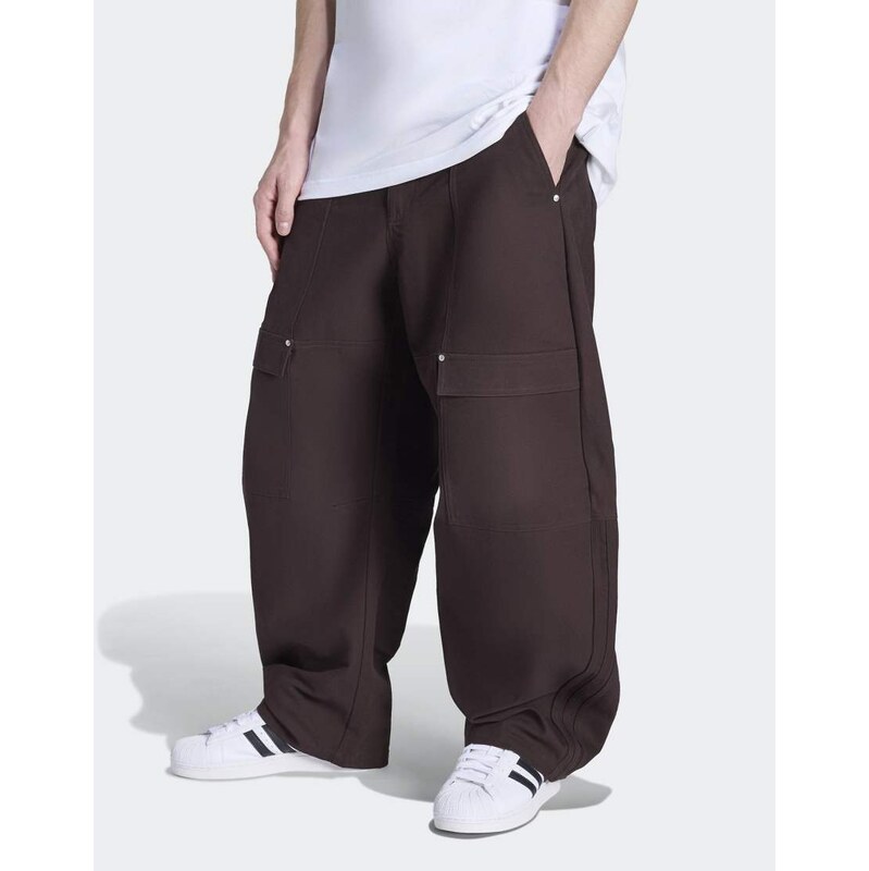 adidas Originals Originals canvas cargo workpant trousers in