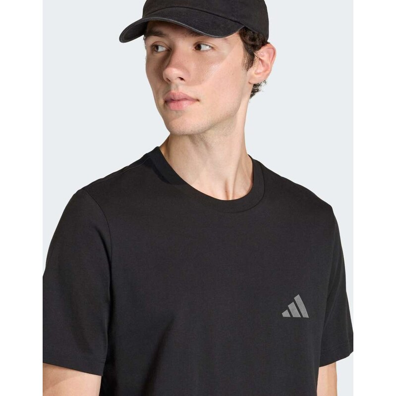 adidas performance Terrex mountain graphic t-shirt in black