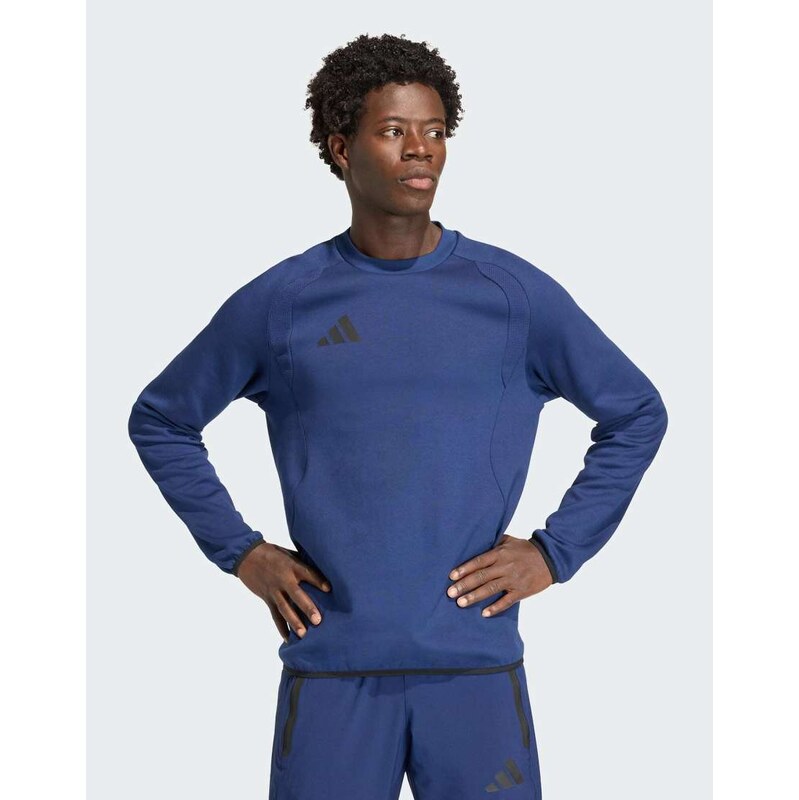 adidas performance Tiro travel crew sweatshirt in team navy blue 2 / 115500541