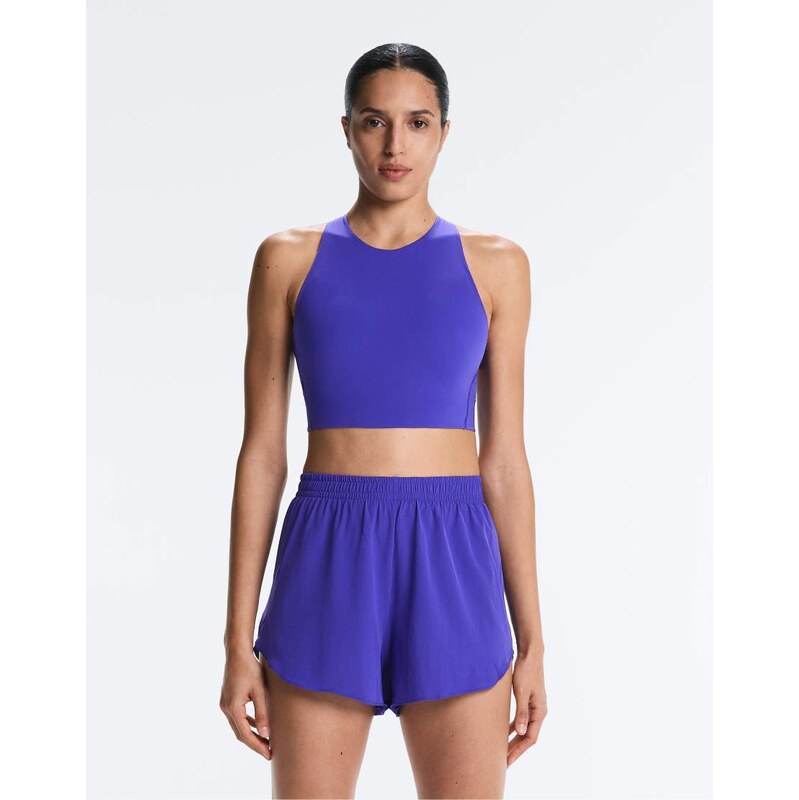 OYSHO Light touch medium-support sports bra in blue