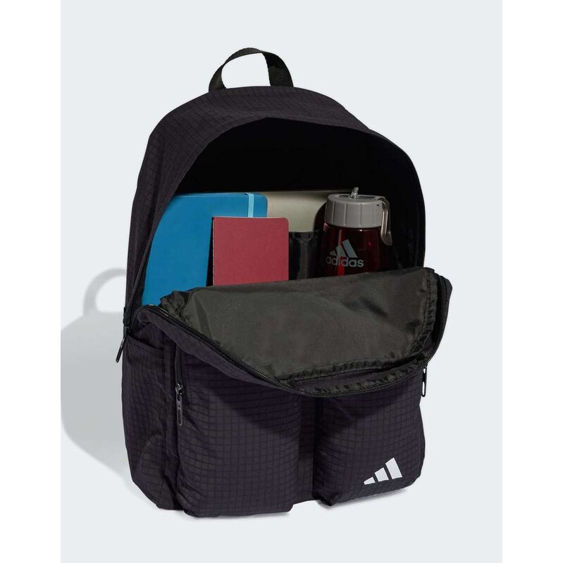 adidas performance Essentials back to campus backpack in black /
