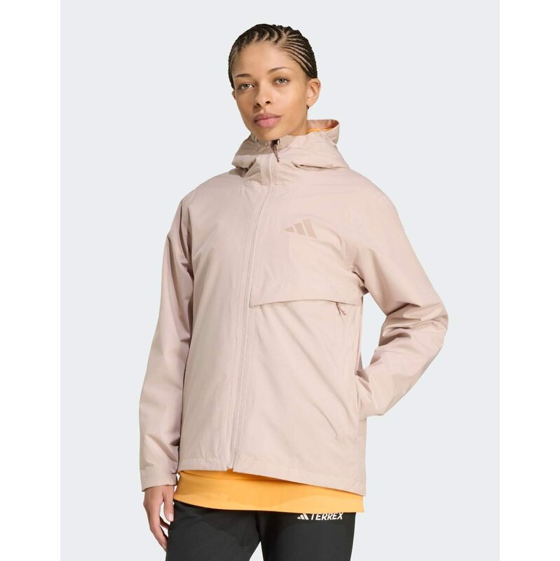 adidas performance Terrex multi 2 layer climaproof rain jacket in 115506470