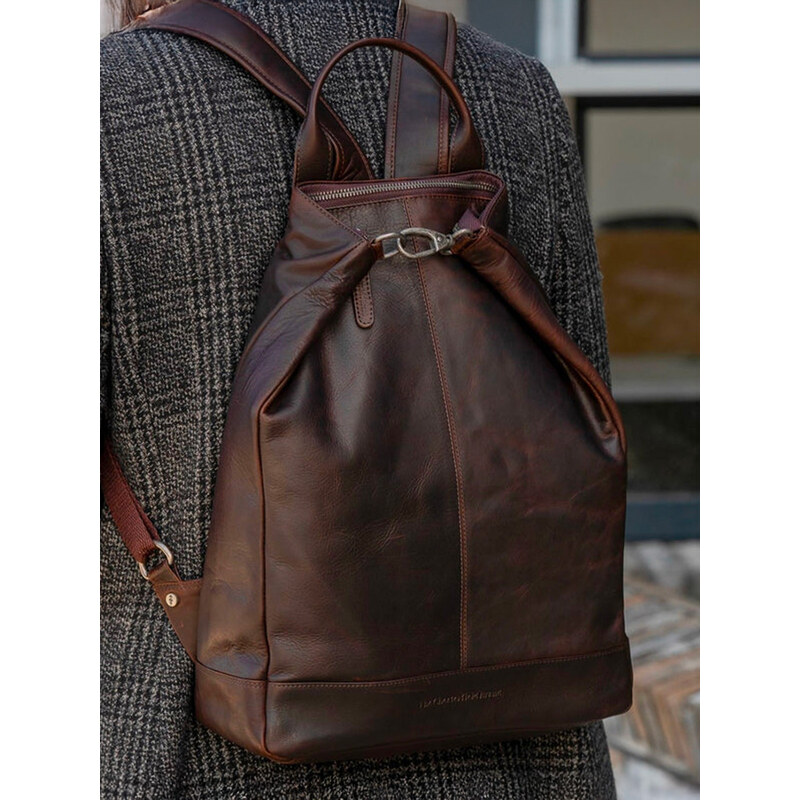 Dámský kožený batoh The Chesterfield Brand Menchester - hnědá