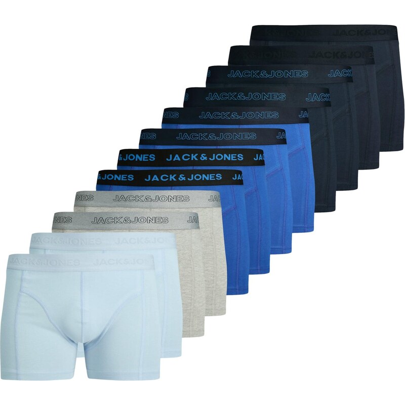 JACK & JONES Boxerky JACCooper modrá / marine modrá /