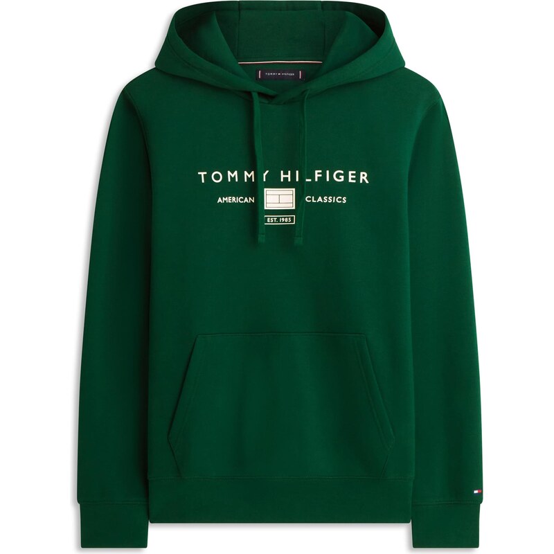TOMMY HILFIGER Mikina Brand Love jedle / bílá