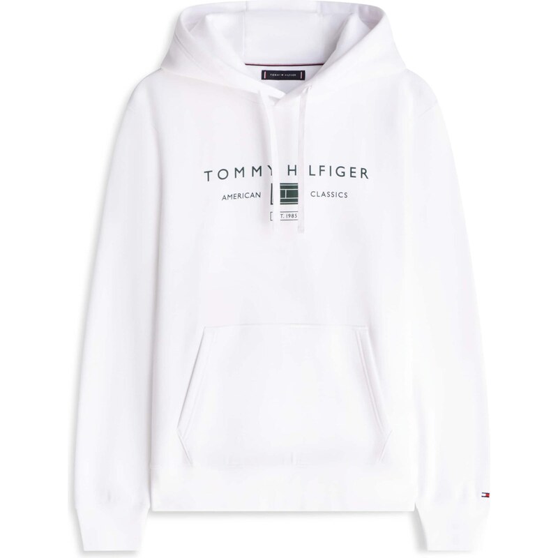 TOMMY HILFIGER Mikina Brand Love námořnická modř / zelená /