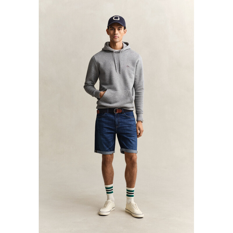 ŠORTKY GANT REG JEANS SHORTS MID BLUE WORN IN