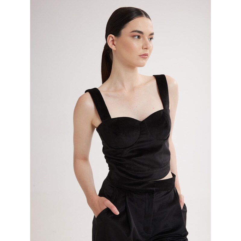 4TAILORS Top Scarlet černá 113388517