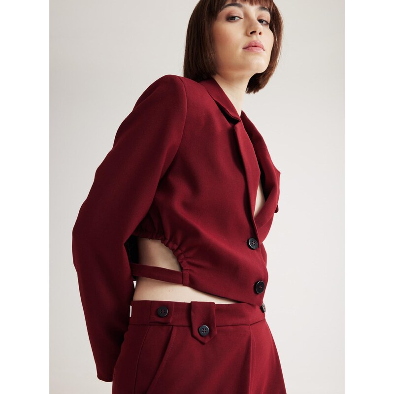 4TAILORS Blejzr Tia tmavě červená 113388525