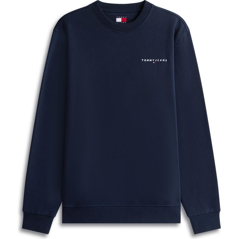 Tommy Jeans Mikina marine modrá / bílá
