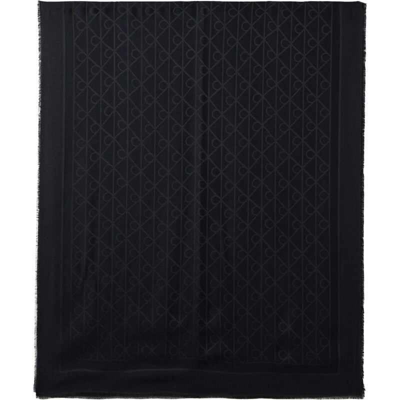 Calvin Klein Šála tmavě šedá / černá 113388809
