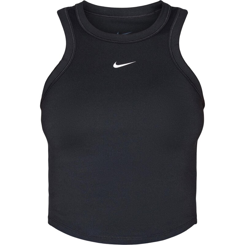 NIKE Sportovní top ONE černá / bílá