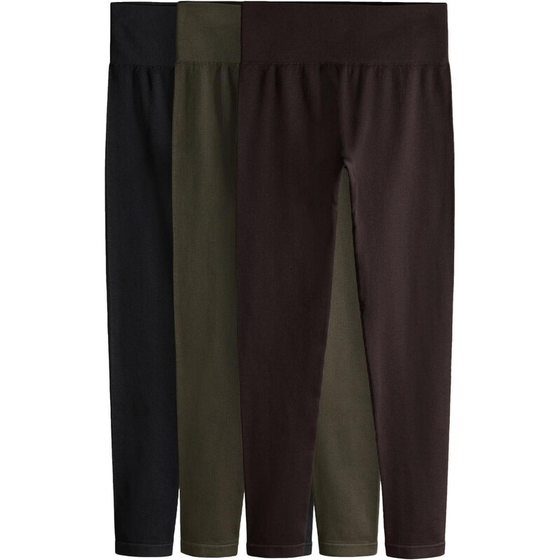 The Set Legíny hnědá / khaki / černá 113389093