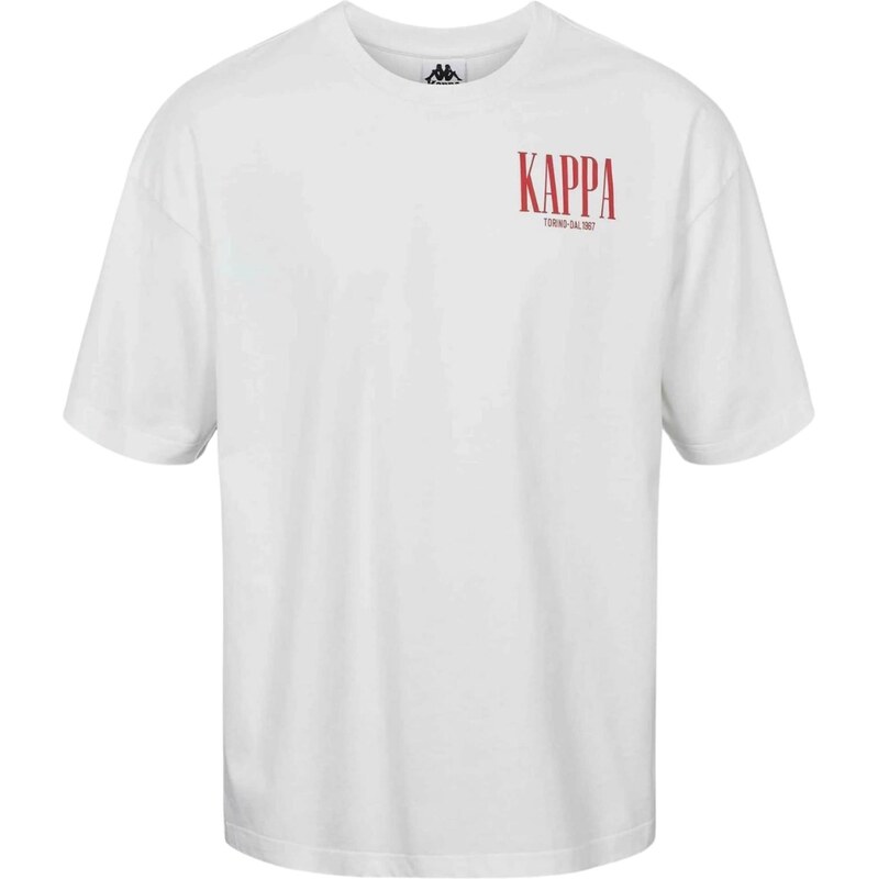 KAPPA Tričko KUAuthentic Sauren červená