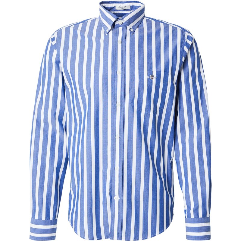 GANT Košile CLASSIC královská modrá / bílá