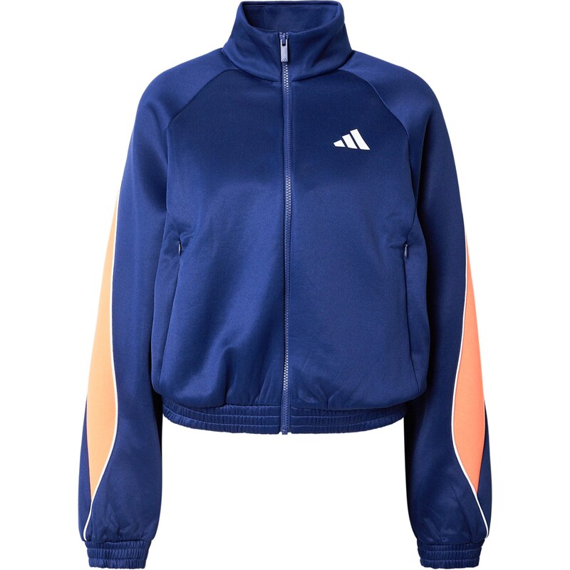 ADIDAS SPORTSWEAR Sportovní bunda Stadium modrá / oranžová