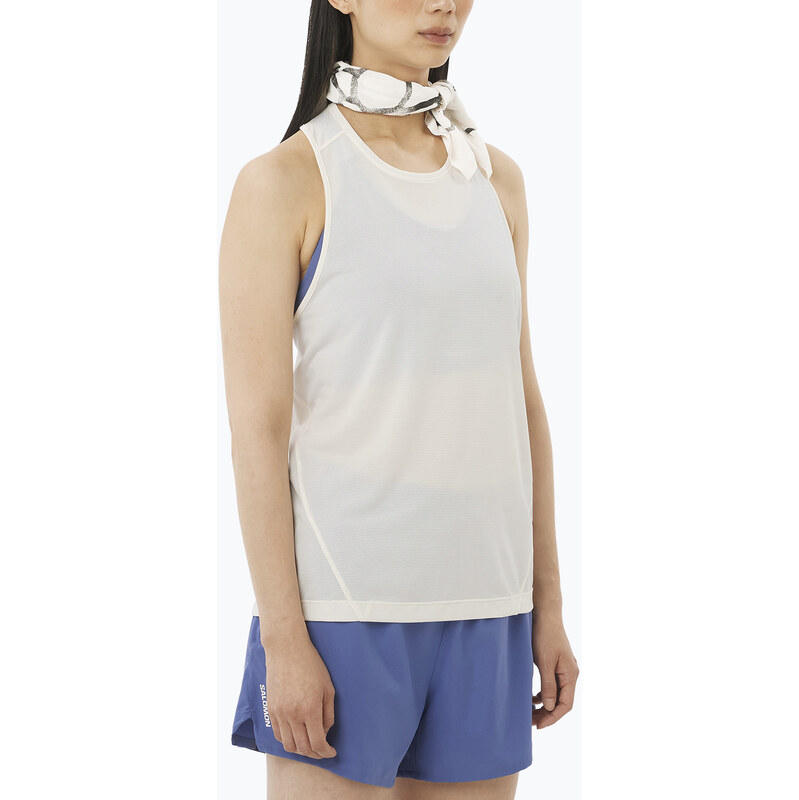 Dámské běžecké tričko Salomon Shakeout Core Tank whisper white