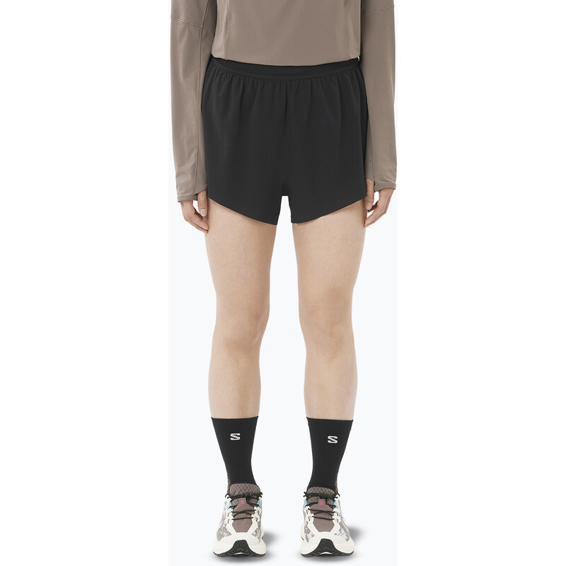 Dámské běžecké šortky Salomon Sense SPLT 3 deep black