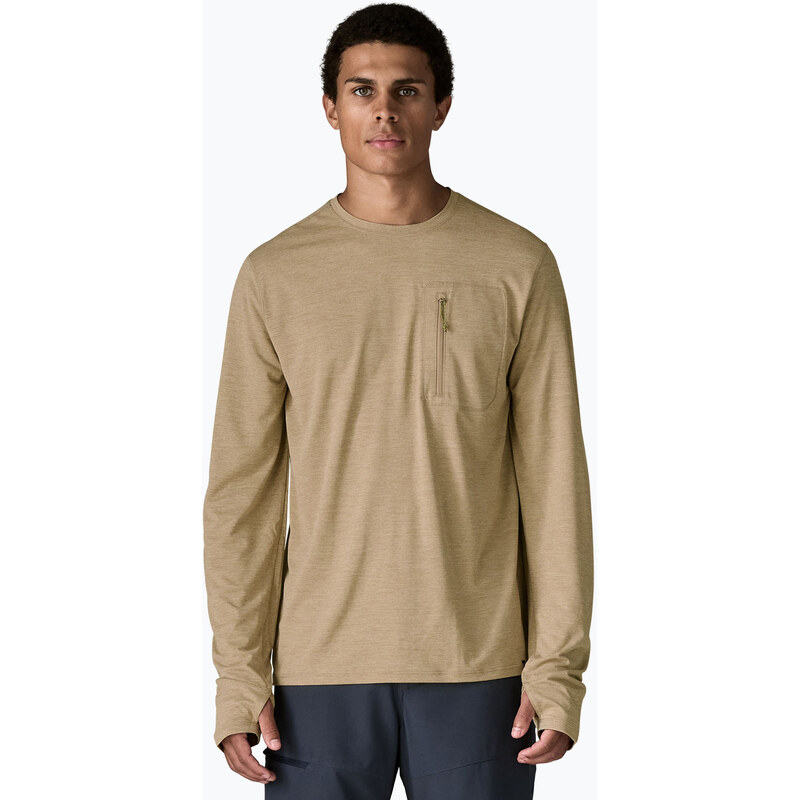 Pánské tričko Longsleeve Patagonia Capilene Cool Sun seabird