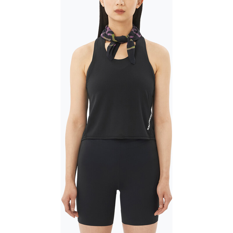 Dámské běžecké tričko Salomon Sense Aero Short Tank deep black