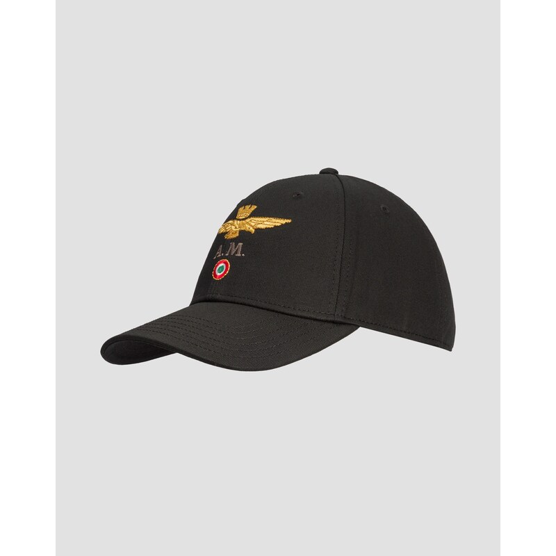 Pánská Kšiltovka Aeronautica Militare V černé Barvě