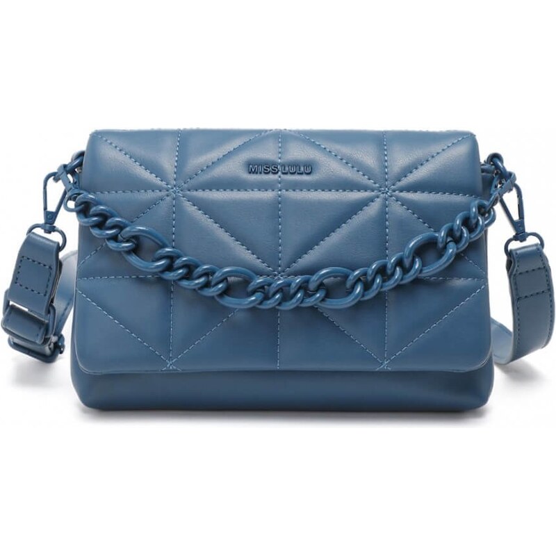 MISS LULU Kabelka crossbody - modrá