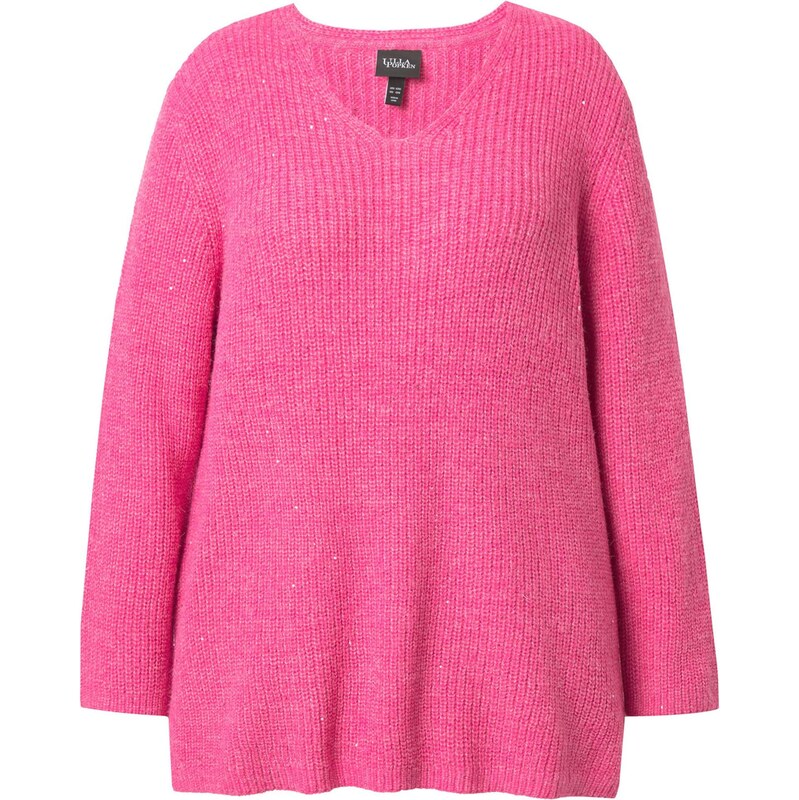 Ulla Popken Svetr pink 113403070