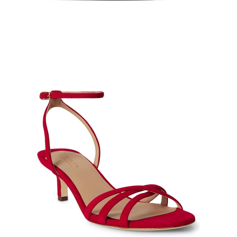 Lauren Ralph Lauren Páskové sandály KENDYL červená