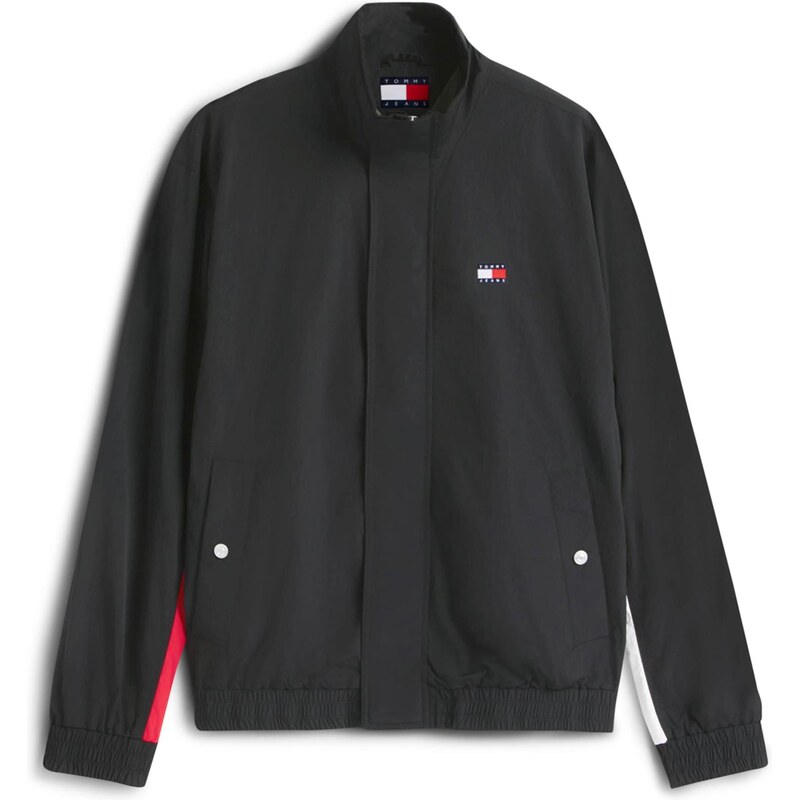 Tommy Jeans Přechodná bunda 'HERITAGE' červená / černá / bílá