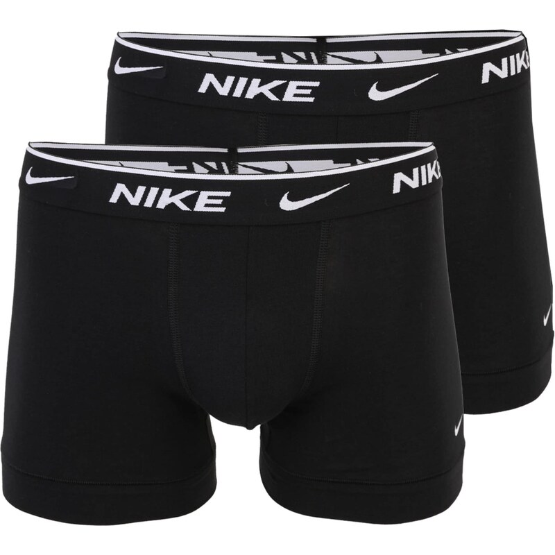 NIKE Underwear Sportovní spodní prádlo černá / bílá