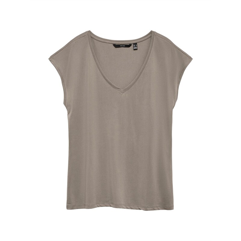 VERO MODA Tričko VMFilli šedobéžová