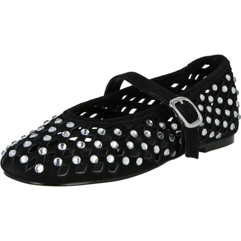 STEVE MADDEN Baleríny s řemínky Rerun černá 113403755