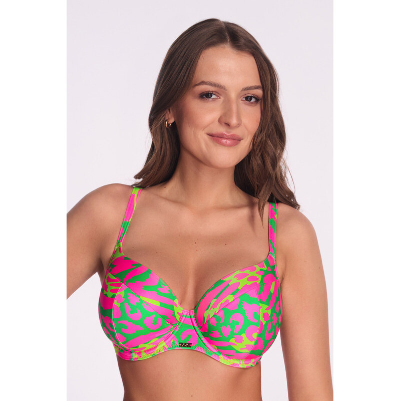 AVA SWIMWEAR PLAVKOVÁ PODPRSENKA SK 246 NEON SAFARI