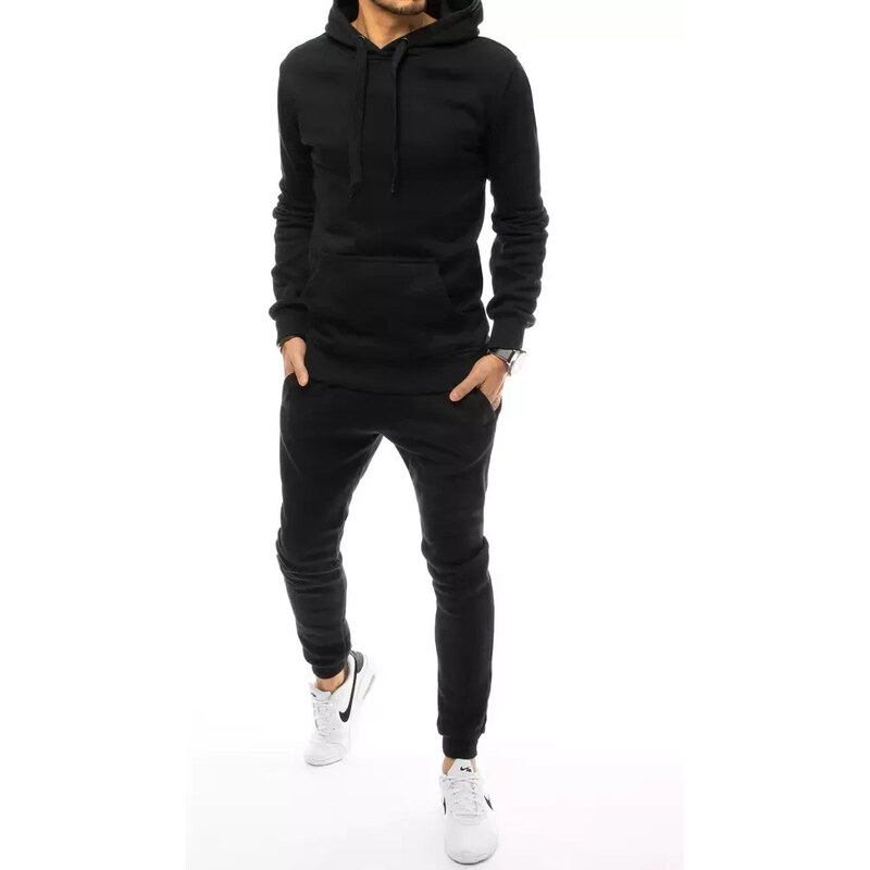 FashionStreet černá pánská tepláková souprava AX0547