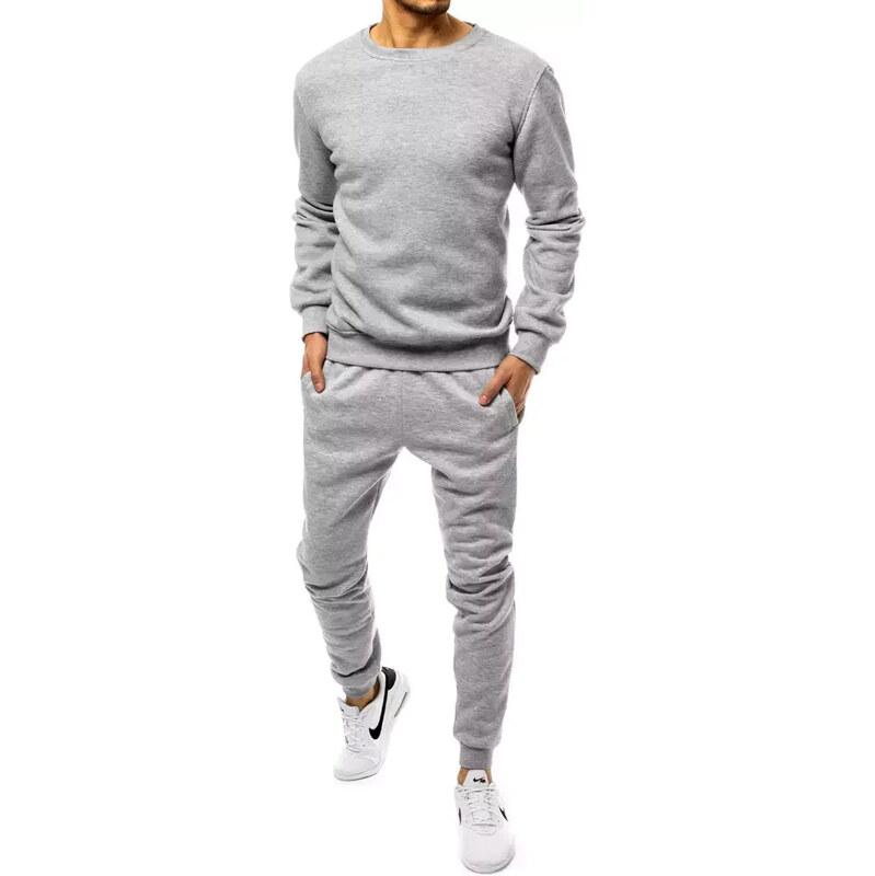 FashionStreet pánské světle šedé tepláky AX0378