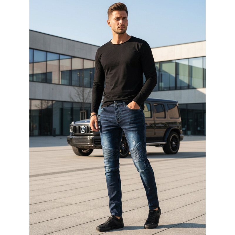 Pánské modré kalhoty Dstreet model 21965130 - FashionStreet