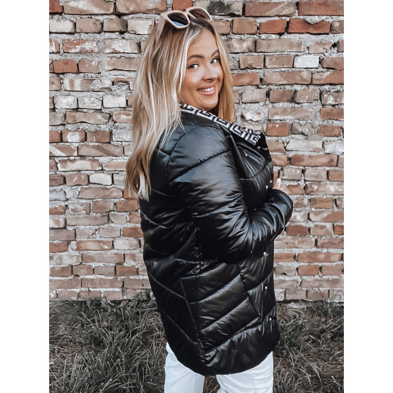 Dámská prošívaná bunda černá Dstreet model 21965309 -