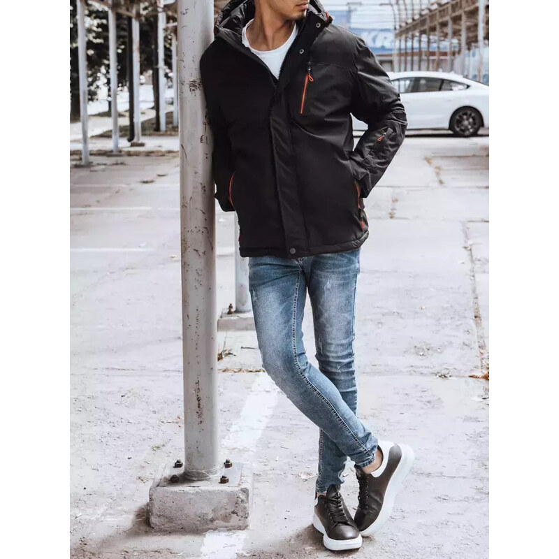 Pánská zimní bunda černá FashionStreet TX4239