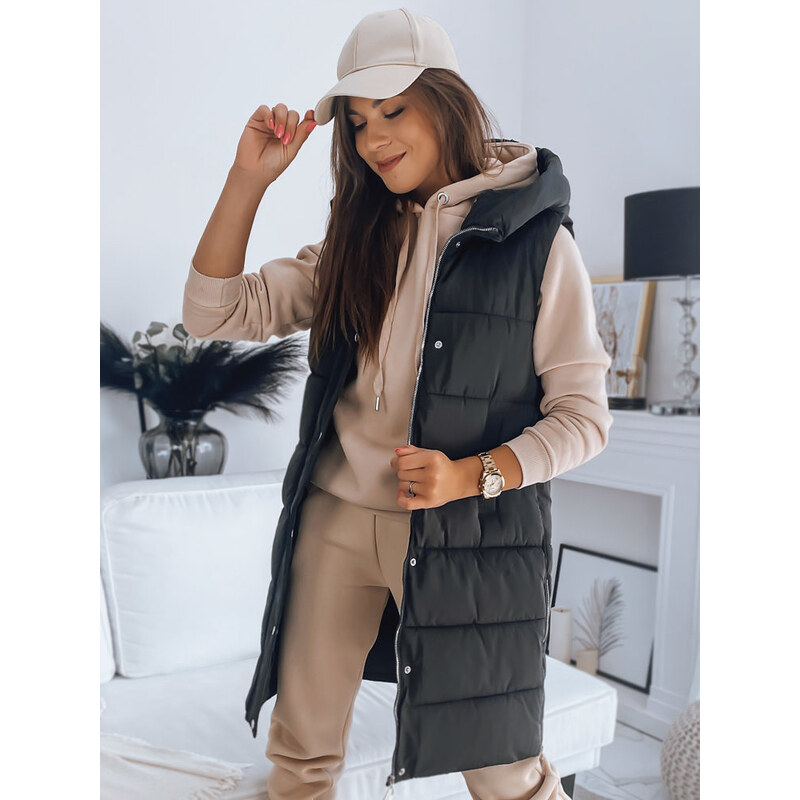 Dámská prošívaná vesta NOELIA černá FashionStreet TY3134