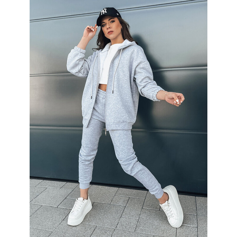 Dámská tepláková souprava AMILIA PREMIUM šedá FashionStreet