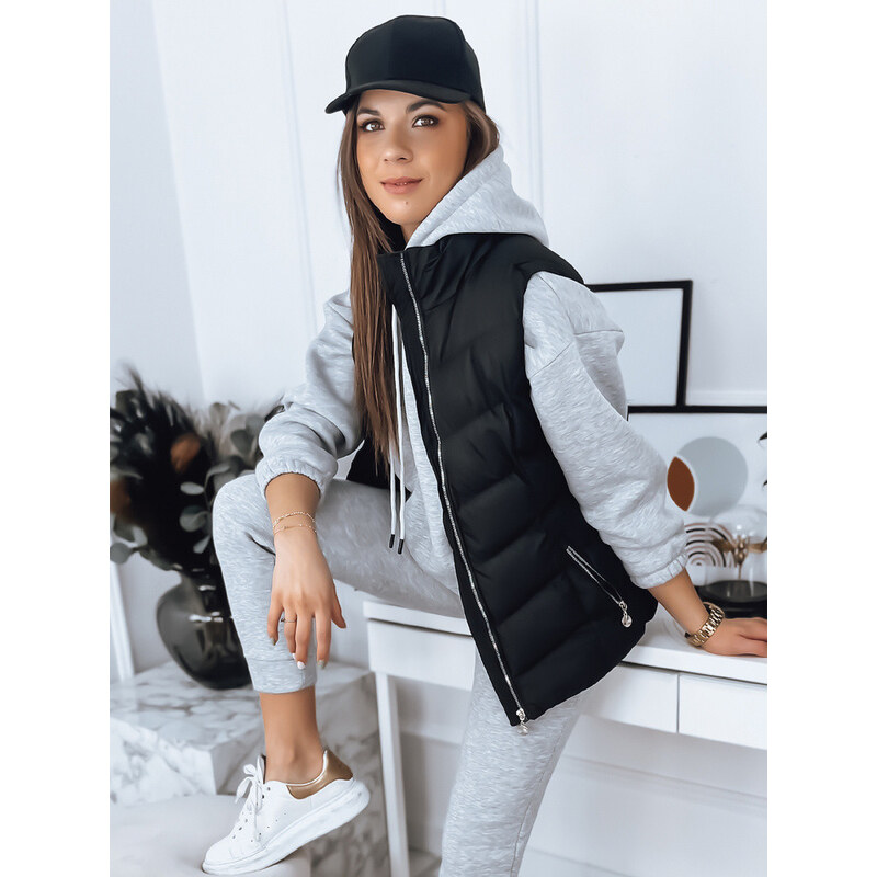 Dámská prošívaná vesta MARIN černá FashionStreet TY3371 113426734