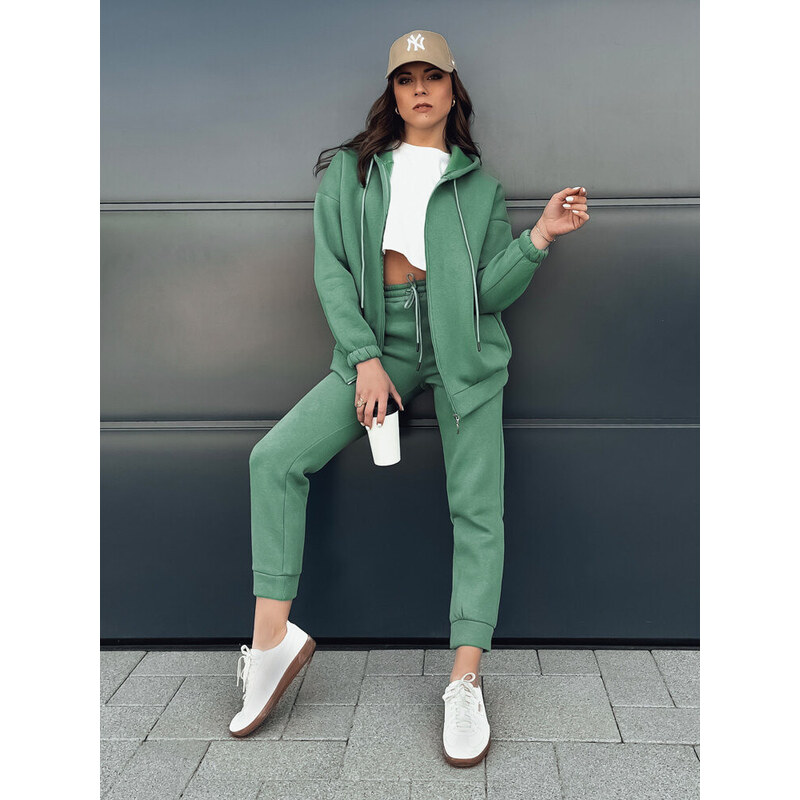 Dámský teplákový komplet AMILIA PREMIUM green FashionStreet