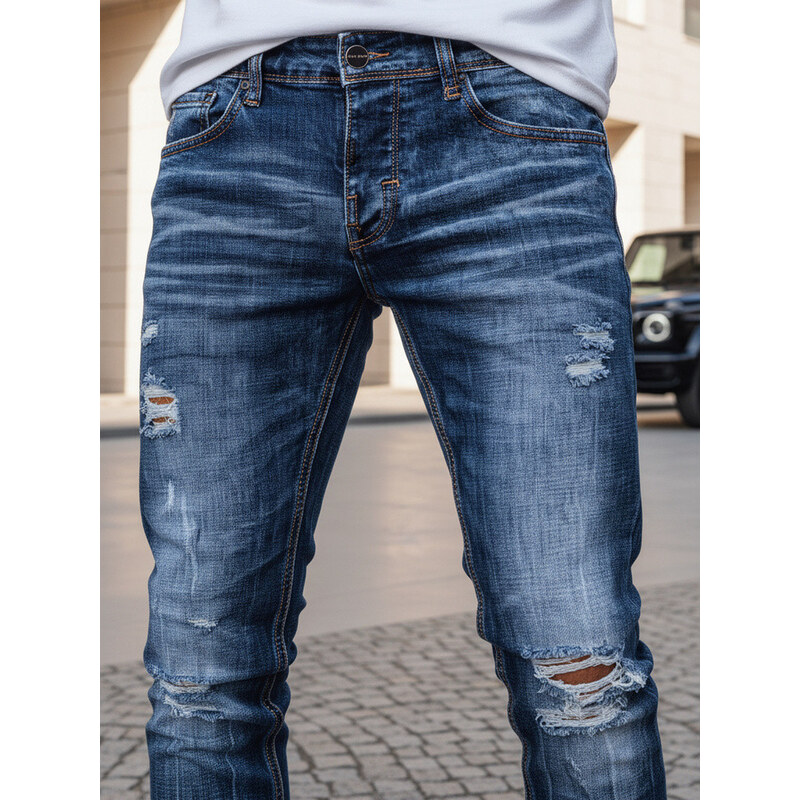 Pánské modré džínové kalhoty Dstreet model 21968461 -