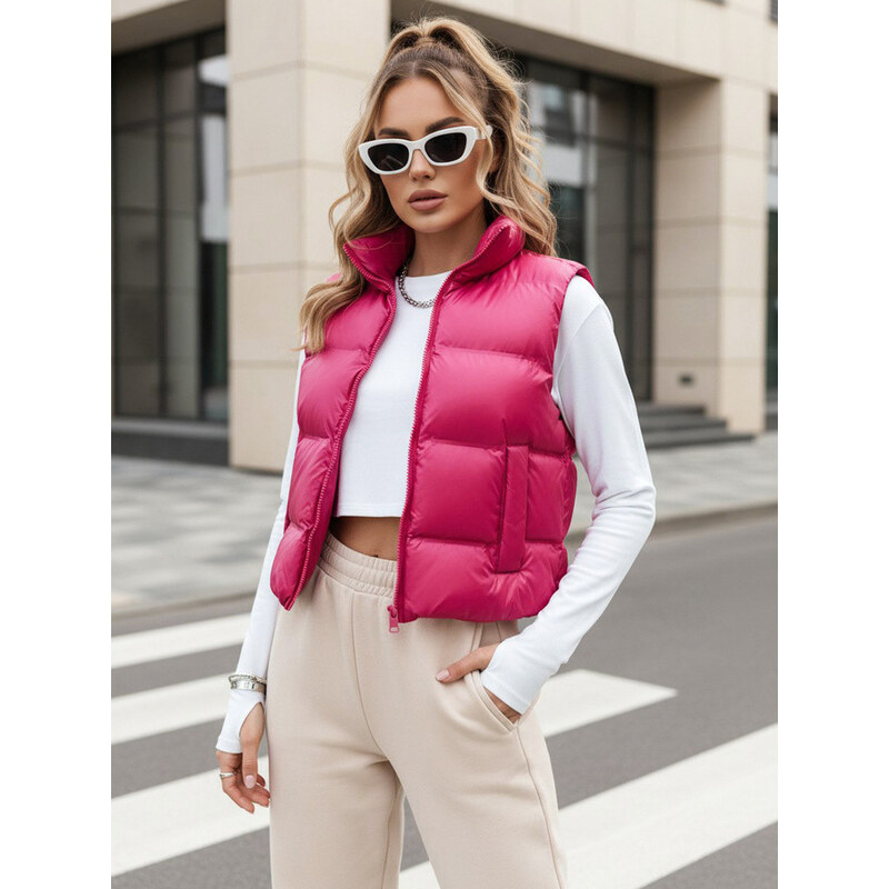 Dámská sportovní vesta RASBERRY BUSH fuchsia FashionStreet